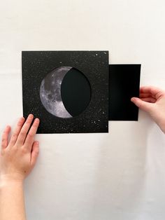 Moon Lessons, Moon Phases Activities, Moon For Kids, Moon Craft, Early Numeracy, Moon Unit, Space Activities For Kids, Eclipses Art