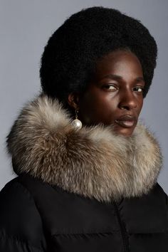 Black Marrionnier - Long Down Jackets for Women | Moncler US Luxury Mink-colored Outerwear For Cold Weather, Luxury Mink Outerwear For Cold Weather, Luxury Mink Outerwear With Faux Fur Lining, Luxury Winter Fur Coat With Padded Collar, Luxury Fur Coat For Cold Weather, Luxury Fur Coat With Padded Collar For Winter, Luxury Hooded Shearling Outerwear, Luxury Faux Fur Trim Outerwear For Cold Weather, Luxury Outerwear With Faux Fur Trim For Cold Weather