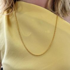 Gold Rope Chain Necklace , Real Gold Rope Necklace, 14K Rope Bracelet 🎯 Features 🏆 Gram: 3.50 gr(approximate weight) 💍 Size: 23.50 inch 🏆 Production Method:Hand Made.Hand made Polish 🏆 14 K (0,585) in gold Not Gold Filled, Not Gold Plated . Real Solid Gold All Product   🏆 Special Gift Box 🏆 Like all precious jewels,it comes in its own gift box. �🏆 Can include a little gift note  🏆 The Gold Body Of The Chain is Polished By Hand. Gold Rope Necklace, Mothers Gifts, Women Birthday Gifts, Gold Bodies, Gold Rope Chains, Rope Chain Necklace, Chain For Women, Precious Jewels, Women Birthday