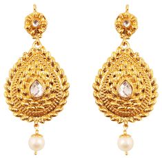 PRICES MAY VARY. Touchstone Indian Bollywood Ethnic And Classy Heavy Designer Jewelry Long Chandelier Earrings Embellished With Kundan Polki Look Stones For Women In Antique Gold Tone. EXTRA LONG EARRINGS. Length 3.25 inches SPECIFICATIONS : Earring weight (single) 16 gms. Earring length 3.25 inches up to the hung drops. Earring width 1.50 inches. This is in a special dark gold plating to recreate the look of antique jewelry. BRAND : Touchstone is the Premium Fashion Jewelry Brand Of India since Extra Long Earrings, Long Chandelier, Jewelry Colorful, Heritage Jewellery, White Tone, Bollywood Jewelry, Indian Bollywood, Chandelier Design, Jewelry Brand