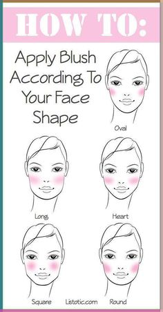 Now that you’ve found the right blush color for your skin tone and shopped the drugstore for the best formulas, it’s time to learn exactly where to apply it. Besides brightening up your face, or complementing a bold lip, it turns out that the right swipe of blush can actually change the shape of your face. How? Applying color to certain spots can make a round face longer, a long face shorter, and soften angular features. http://mizskbeauty.cf/ Life Hacks Every Girl Should Know, Hacks Every Girl Should Know, How To Apply Blush, Makeup Tips For Beginners, Beauty Tutorials, Teen Vogue, Face Scrub