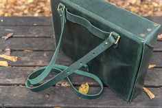 Carry all your writing essentials with you in a stylish & unique way. The Leather Writer's Messenger Bag is based of a vintage medic bag design. Shop online! Dark Green Rectangular Travel Bag, Rectangular Dark Green Travel Bag, Green Briefcase With Top Carry Handle For Daily Use, Green Satchel With Luggage Sleeve For Daily Use, Green Rectangular Briefcase, Green Rectangular Satchel With Luggage Sleeve, Green Rectangular Briefcase For Everyday Use, Horse Forest, Medic Bag