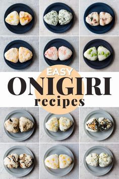 17 Easy Onigiri Recipes (Japanese Rice Balls) Easy Onigiri, Easy Onigiri Recipe, Onigiri Recipes, Japanese Onigiri, Japanese Rice Balls, Onigiri Recipe, Recipes Japanese, Nori Seaweed