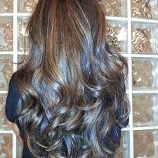 Brown Hair With Color Streaks, Coffee Brown Hair, Brown Hair Trends, Blue Hair Highlights, Highlights For Dark Brown Hair, Dark Blue Hair, Brown Ombre Hair, Hair Dyes