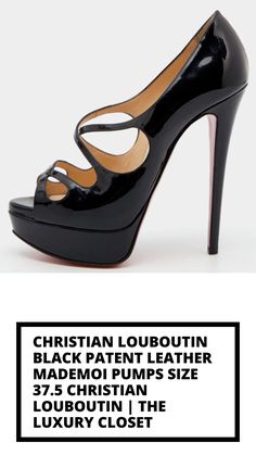 Buy 100% authentic Christian Louboutin Black Patent Leather Mademoi Pumps Size 37.5 Christian Louboutin and enjoy offers up to 80% off. We offer quick delivery whether you're in UAE, KSA, Kuwait and worldwide! Luxury Closet, White Hoodie