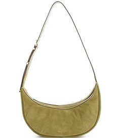 Michael Kors Suede Avra Medium Convertible Sling Crossbody Bag | Dillard's Suede Shoulder Bag With Adjustable Strap For On-the-go, Modern Suede Shoulder Bag With Adjustable Strap, Suede Crossbody Shoulder Bag With Gold-tone Hardware, Chic Suede Hobo Bag With Adjustable Strap, Modern Suede Shoulder Bag For On-the-go, Chic Green Michael Kors Shoulder Bag, Trendy Michael Kors Leather Shoulder Bag, Michael Kors Shoulder Bag With Zipper, On-the-go Suede Shoulder Bag With Adjustable Strap