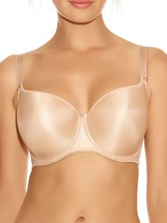 PRICES MAY VARY. SIZE CONVERSION MADE EASY: Did you know Fantasie is sold in UK sizing? Please use the size chart to convert your US to UK size. To find your size, measure around the torso underneath the breast tissue to determine your band size. If measurement is an odd number, round up to the following even number. Measure around the fullest part of the bust to determine your bust size. To determine your cup size, subtract your band size from your bust size. Foam molded cups provide a complete Panache Bras, Unlined Bra, Everyday Bra, Seamless Bra, Full Figured, T Shirt Bra, Bra Styles, Underwire Bra, New Wardrobe