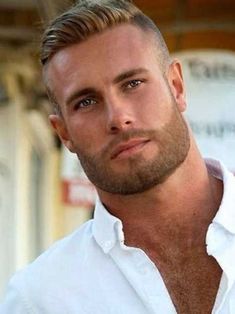 Bart Styles, Blonde Man, Ginger Man, Dreamy Eyes, Model Man, Best Beard Styles, Men's Hairstyle, Night Music, Cool Mens Haircuts