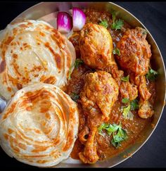 some food is sitting on a plate and ready to be eaten by the person in the photo