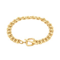 PRICES MAY VARY. With special links design, high-quality 18K gold plating and the duplex plating, the gold chain bracelet has excellent touch feeling and shining surface. The gold link bracelet is connected with an OT buckle, which is convenient to wear and makes the chain bracelets more simple and fashionable. The length of the chain link bracelet for women is 20cm. This charm bracelet for women you can wear it go with your any outfits. It's perfect jewelry accessories and perfect for your dail Chunky Chain Yellow Gold Bracelet, Luxury Gold Link Bracelet With Chunky Chain, Yellow Gold-plated Chunky Chain Bracelets, Luxury Gold-tone Chunky Chain Bracelet, Gold-tone Gold Plated Chain Link Charm Bracelet, Bracelets Fashion, Dainty Gold Bracelet, Gold Chain Bracelet, Gold Bracelet Set