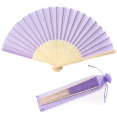 PRICES MAY VARY. Material :Imitated silk fabric and bamboo ribs Size: measures about 8.3 inch/ 21 cm long (when closed),14.6 inch/ 37 cm wide (when open) Package:24pcs hand fan + 24 organza bags Colour:Light purple Suitable for weddings, baby shower,stages,church,bedrooms,birthdays,Valentine's Day,Mother's day,anniversary,concerts, theatre and any other place that you want to decorate, can use as bridal dancing props, church wedding gift, party favors, great home and office's wall DIY decor, sta Dancing Props, Paper Fans Wedding, Fabric Hand Fan, Paper Hand Fans, Bridal Shower Party Favors, Birthday Souvenir, Folding Hand Fan, Event Favors, Paper Fans