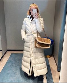 Puffy Winter Coat, Hood Fashion, Puffer Coat, Puffer Jacket, Winter Coat, Down Jacket, Outfit Of The Day, Fur Coat