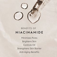 Discover the amazing benefits of Niacinamide for your skin! #vitamanusa #naturalskincare #mensgrooming #mensskincare #skincareformen #naturalingredients Benefits Of Niacinamide, Skin Tips For Oily Skin, Skincare Ads, Niacinamide Benefits, Niacinamide Skincare, Salon Marketing Social Media, Serum Benefits, Esthetician Inspiration, Skin Facts