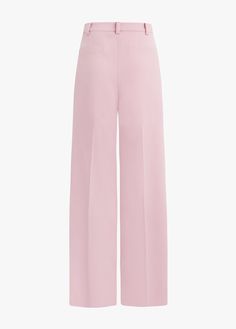 The Low Favorite Pant is our best-selling mid-rise trouser (formerly The Agnes Pant), cast in a smooth, satiny fabric. With a fluid wide-leg silhouette and front pleats, these Pastel Lavender pants look gorgeous on their own and look extra chic when paired with The Smooth Ex-Boyfriend Shirt. 74% Polyester, 22% Rayon, 4% Elastane Suiting Blend Lameka is 5'9.5" wearing a size 2Rise: 11 1/2"Leg Opening: 21"Inseam: 34" Video: Misia is 5' 10" wearing a size 14 Lauren is 5’10” a size 6 Spring Evening Wide Leg Pants, Evening Wide Leg Pants For Spring, Wide Leg Evening Pants For Spring, Spring Evening Wide Leg Full Length Pants, Classic Pink Pants For Spring, Pink High-waisted Evening Pants, Elegant Spring Wide Leg Pants With Pressed Crease, Evening High-waisted Pink Pants, Wide Leg Full Length Pants For Spring Evening