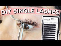 Single Eyelash Extensions, Individual Lash Extensions, Plucking Eyebrows, How To Grow Eyelashes, Diy Lash Extensions, Diy Eyelash Extensions, Thick Lashes, Cream For Dry Skin