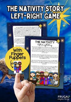 Nativity Story Left Right Game - Christmas Activity for Kids – Frugal Coupon Living