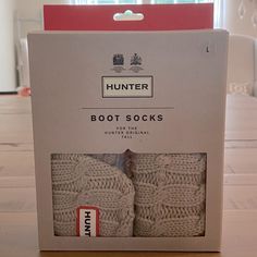 Bnwt Gorgeous Hunter Boot Socks! Will Look Great With Fall Outfits. Hunter Short Boot Socks, Hunter Socks, Hunter Boots Socks, Hunter Wellies, Hunter Boot, Tall Socks, Fleece Boots, Fleece Socks, Hunter Rain Boots