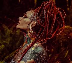 Afro Dreads, Pagan Life, Polynesian People, Synthetic Dreads, Wild Woman, Body Modifications