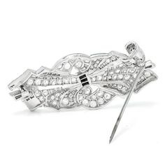 Once Upon A Diamond Brooch Vintage Art Deco Diamond Brooch Pin in Platinum 5.00ctw Luxury Platinum Brooches, Platinum White Gold Fine Jewelry Brooch, Art Deco Platinum Brooches In White Gold, Art Deco White Gold Brooch In Platinum, Art Deco White Gold Platinum Brooches, Elegant White Gold Brooches For Evening, Elegant White Gold Evening Brooches, Art Deco Platinum Brooch For Formal Occasions, Classic Platinum Brooches With Diamond Accents