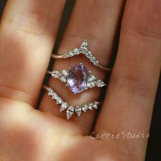 Dainty Purple Amethyst Ring For Wedding, Dainty Purple Amethyst Wedding Ring, Dainty Amethyst Ring In Lavender, Dainty Lavender Amethyst Ring, Delicate Lavender Gemstone Jewelry, Purple Amethyst Stackable Wedding Rings, Purple Gemstone Stackable Rings For Wedding, Lavender Crystal Ring For Wedding, Delicate Lavender Jewelry For Wedding