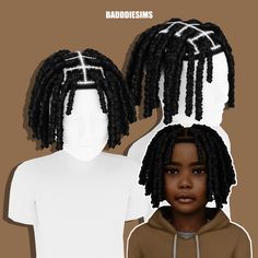 two kids with dreadlocks standing next to each other