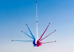 Patrouille-de-france Red Arrow, Air Show, Tri Color, Wind Sock