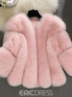 Women's Winter Coat, Pink Fur Coat, Pink Fur, Women Overcoat, Fur Fashion, Winter Coats Women, Faux Fur Coat, Fur Collar, Fur Collars