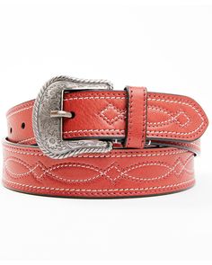 Modern Cowgirl, Western Belt, Beautiful Belts, Newport News, Western Belts, Boots For Sale, Leather Working, Belts For Women, Red Leather