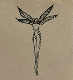 the crucifix is drawn in black ink on a white paper with watercolor pencils