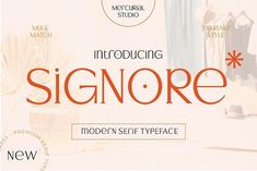 Signore is a serif typeface with a modern and elegant touch. It is perfect for logos, branding, and other creative.#FreeFonts #FontLove #Typography #DesignInspiration #CreativeFonts