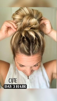 Pinterest Cute, A Messy Bun, Shorthair Hairstyles, Bun Hairstyles For Long Hair, Hairdo For Long Hair