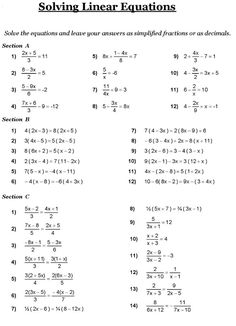 the worksheet for adding and subming fractions to solve linear functions in