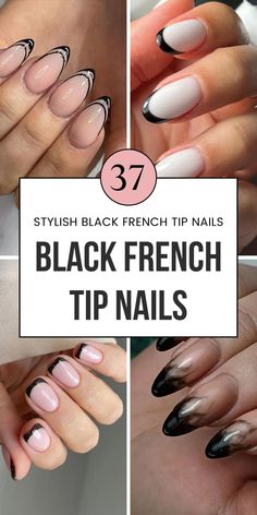 Try these bold black french tip nails! Whether you prefer short nails or long square shapes, there’s a design for you. Add glitter, rhinestones, or matte finishes for extra flair. Perfect for cute Y2K nails or funky accessories. Save this pin for more nail ideas!