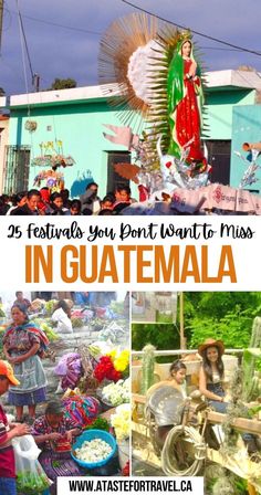 25 Festivals You Don't Want to Miss in Guatemala Central America Packing List, Archeological Sites, Honduras Travel, Nicaragua Travel, Holidays Around The World