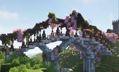 Minecraft Kingdom, Minecraft Create, Build A Bridge, Minecraft Mansion, Minecraft Structures, Bangunan Minecraft, Minecraft Castle