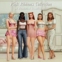 the pink ribbons collection by jollihan & arrhahle is available for free