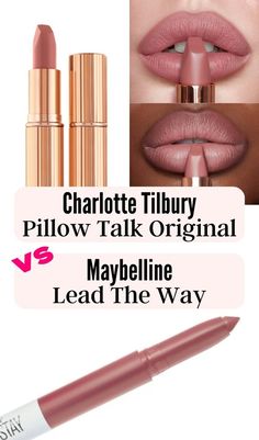 Charlotte Tilbury Pillow Talk Lipstick, Olive Skin Lipstick, Best Drugstore Lipstick, Makeup Charlotte Tilbury, Mac Lipstick Swatches, Pillow Talk Lipstick, Charlotte Tilbury Pillow Talk, Drugstore Lips, Drugstore Lipstick