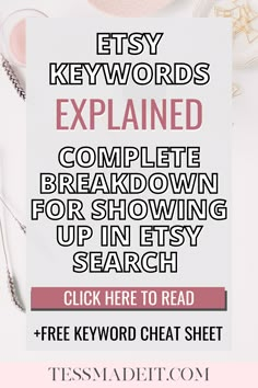 the text reads, easy keywords explain how to use them