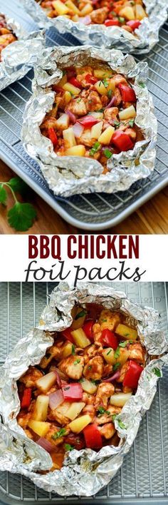 chicken foil packets are the perfect way to use up those leftover meat and vegetables