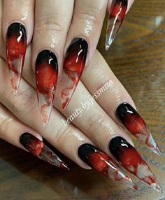 Nails Candy Corn, Halloween Stiletto, Nails Spider Web, Corn Nails, Spider Web Nails, Nails Spider, Web Nails, Candy Corn Nails, Halloween Nail Ideas