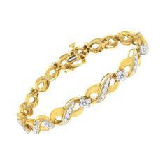 El símbolo del infinito representa la idea de siempre, al igual que el amor que comparten juntos. Capture ese sentimiento con esta hermosa pulsera, que presenta un bucle interminable de bandas de oro amarillo adornadas con diamantes que se unen para crear una exhibición deslumbrante. Infinite Love, Fine Ring, Love Bracelet, Infinity Symbol, Bridal Bands, The Infinity, Bracelet Collection, Trending Gifts, Love Bracelets