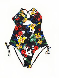 Material: 82% Polyester & Spandex. Features: Plus size. sleeveless. floral print. cut-out. drawstring. backless. crisscross. tie-up. one-piece swimsuit.Style: Beach The Floral print pattern position may be random. Sleeveless Cross-tied Swimwear For Vacation, Summer Cross-tied Swimwear For Beach Season, Cross-tied One-piece Beachwear Swimwear, Cross-tied Swimwear For Beach Season Vacation, Cross-tied Swimwear For Vacation And Beach Season, Cross-tied Swimwear For Beach Vacation, Summer Beach Cross-tied Swimwear, Summer Cross-tied Swimwear For Pool, Summer Sleeveless Cross-tied Swimwear