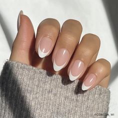 With our Glamnetic Ma Damn French Manicure Almond Nails, get a unique, beautiful look that will be sure to impress. Shop today! Pointy Nail Designs, Heavenly Nails, Best Press On Nails, Short Almond Nails, Pointy Nails, Short Almond, Almond Shape Nails, French Tip Nails, Chrome Nails