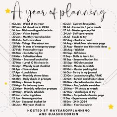 a printable to do list for a year of planning