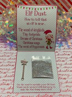 the elf dust kit is in its package