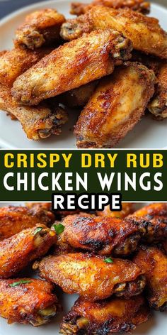 Get crispy, flavorful chicken wings without the mess! 🍗✨ These dry rub wings are perfectly seasoned and baked to perfection in the oven. An easy game-day snack or dinner idea! #ChickenWings #DryRubWings #GameDayFood #CrispyChicken #OvenBaked #FlavorfulFood #QuickRecipes