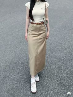 Skirt Outfits Aesthetic, Nyc Winter, Outfit Korean Style, Classy Casual Outfits