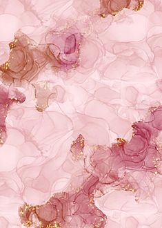 an abstract pink and gold background with lots of small bubbles in the middle, on top of