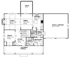 the first floor plan for this house