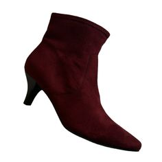 New! Impo Stretch Nixxie Bootie Condition: New Without Tags And/Or Box. Inside Zipper Closure. Not Water Resistant. Pet And Smoke Free Home Women’s Size: 8 1/2 Color: Vino (Wine) Material: Textile Upper; Balance Man-Made Heel Style: Stack Heel Height: 2 3/4” Thank~You For Browsing My Closet 01/13/24 Fitted Burgundy Casual Boots, Purple Pointed Toe Heeled Boots For Winter, Casual Purple Pointed Toe Boots, Purple Pointed Toe Boots With Reinforced Heel, Winter Burgundy Ankle-high Heeled Boots, Burgundy Ankle-high Medium Width Boots, Stacked Heel, Red Purple, 2 Colours